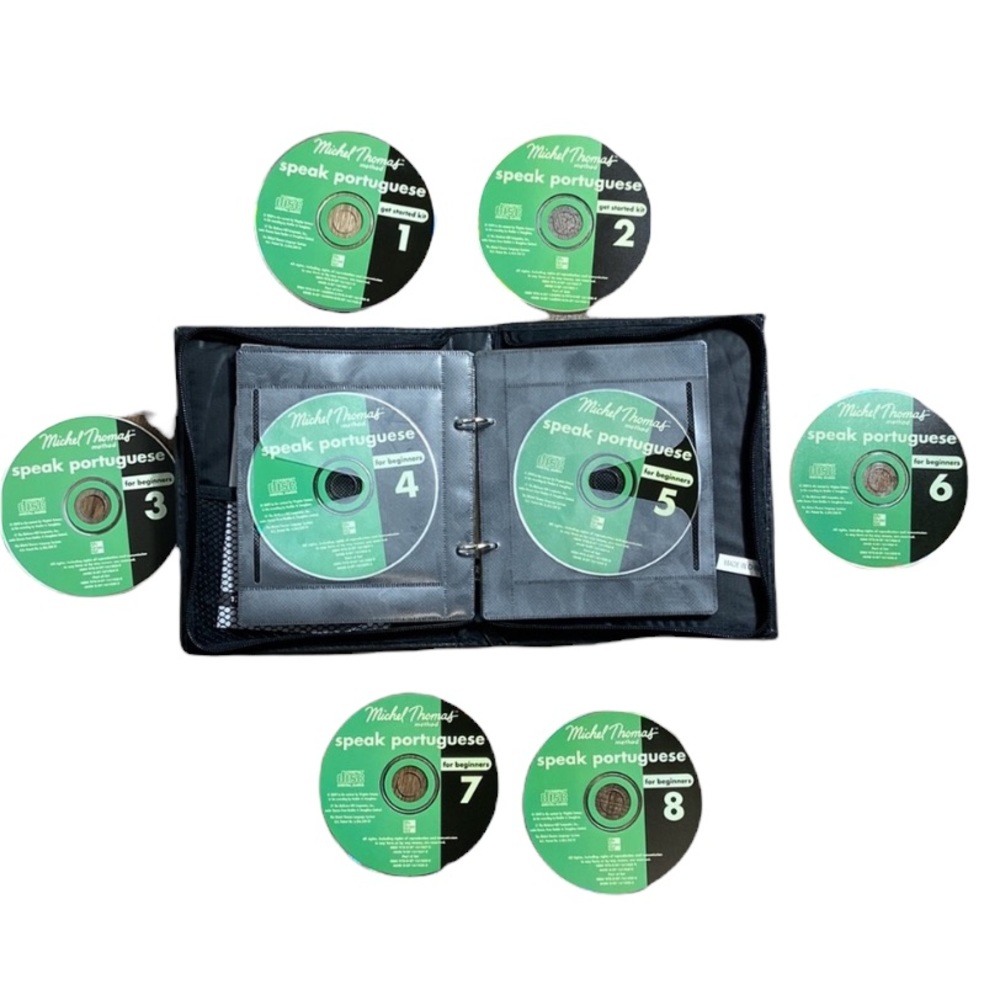 Michel Thomas Method Learn to Speak Portuguese 8 CD Set with Case